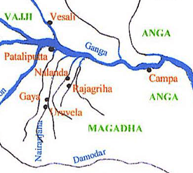 Nalanda-Rajagaha-Pataliputa-in-Magadha
